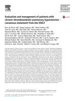 Evaluation and management of patients with chronic thromboembolic pulmonary hypertension