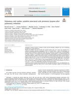 Pulmonary and cardiac variables associated with persistent dyspnea after pulmonary embolism