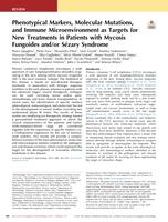 Phenotypical markers, molecular mutations, and immune microenvironment as targets for new treatments in patients with mycosis fungoides and/or Sézary syndrome