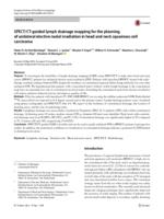 SPECT/CT-guided lymph drainage mapping for the planning of unilateral elective nodal irradiation in head and neck squamous cell carcinoma