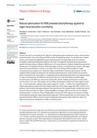 Robust optimization for HDR prostate brachytherapy applied to organ reconstruction uncertainty