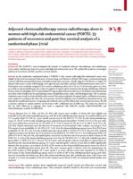Adjuvant chemoradiotherapy versus radiotherapy alone in women with high-risk endometrial cancer (PORTEC-3)