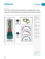 The role of chirality and plastic crystallinity in the optical and mechanical properties of chlorosomes