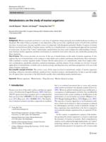 Metabolomics on the study of marine organisms
