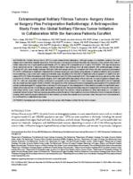 Extrameningeal solitary fibrous tumors—surgery alone or surgery plus perioperative radiotherapy
