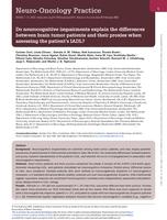 Do neurocognitive impairments explain the differences between brain tumor patients and their proxies when assessing the patient's IADL?