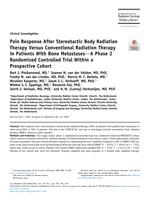 Pain response after stereotactic body radiation therapy versus conventional radiation therapy in patients with bone metastases