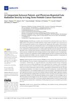 A comparison between patient- and physician-reported late radiation toxicity in long-term prostate cancer survivors