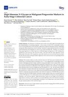 High-Mannose N-Glycans as Malignant Progression Markers in Early-Stage Colorectal Cancer