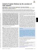 Control of septum thickness by the curvature of SepF polymers