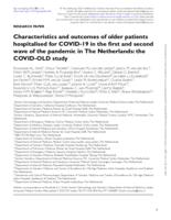 Characteristics and outcomes of older patients hospitalised for COVID-19 in the first and second wave of the pandemic in The Netherlands