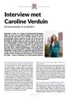Interview met Caroline Verduin