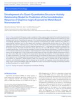 Development of a quasi-quantitative structure-activity relationship model for prediction of the immobilization response of Daphnia magna exposed to metal-based nanomaterials