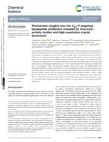 Mechanistic insights into the C55-P targeting lipopeptide antibiotics revealed by structure-activity studies and high-resolution crystal structures