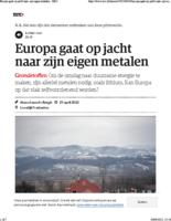 Europa gaat op jacht naar zijn eigen metalen