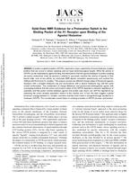 Solid-state NMR Evidence for a protonation switch in the binding pocket of the H1 receptor upon binding of the agonist histamine