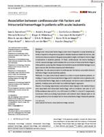 Association between cardiovascular risk factors and intracranial hemorrhage in patients with acute leukemia