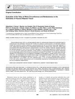 Evaluation of the value of waist circumference and metabolomics in the estimation of visceral adipose tissue