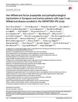 Von Willebrand factor propeptide and pathophysiological mechanisms in European and Iranian patients with type 3 von Willebrand disease enrolled in the 3WINTERS-IPS study