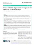 Impact of COVID-19 pandemic on diagnostic pathology in the Netherlands