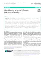 Identification of causal effects in case-control studies