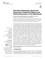 Real-world metastatic renal cell carcinoma treatment patterns and clinical outcomes in the Netherlands