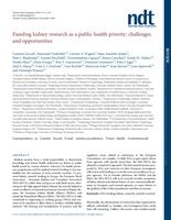 Funding kidney research as a public health priority: challenges and opportunities