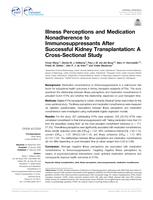 Illness perceptions and medication nonadherence to immunosuppressants after successful kidney transplantation