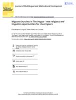 Migrant churches in The Hague – new religious and linguistic opportunities for churchgoers