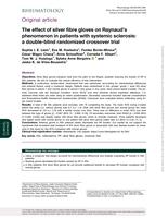 The effect of silver fibre gloves on Raynaud's phenomenon in patients with systemic sclerosis