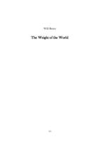 The Weight of the World