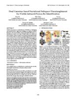 Dual Gaussian-based variational subspace disentanglement for visible-infrared person re-identification