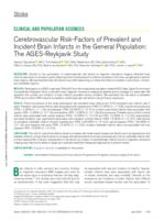 Cerebrovascular risk-factors of prevalent and incident brain Infarcts in the general population