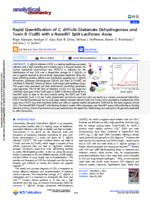 Rapid quantification of C. difficile glutamate dehydrogenase and toxin B (TcdB) with a NanoBiT split-luciferase assay