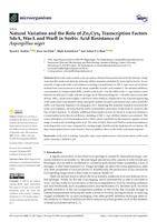 Natural variation and the role of Zn2Cys6 transcription factors SdrA, WarA and WarB in sorbic acid resistance of aspergillus niger