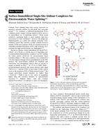 Surface-immobilized single-site iridium complexes for electrocatalytic water splitting