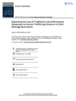 Explaining the Use of Traditional Law Enforcement Responses to Human Trafficking Concerns in Illicit Massage Businesses