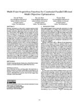 Multi-point acquisition function for constraint parallel efficient multi-objective optimization