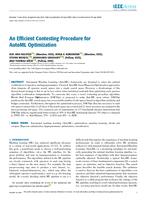 An efficient contesting procedure for AutoML optimization