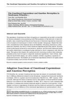 The emotional expressions and emotion perception in nonhuman primates