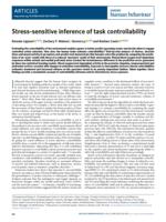 Stress-sensitive inference of task controllability