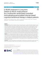 E-HEalth treatment in Long-term Dialysis (E-HELD)