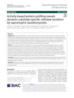 Activity-based protein profiling reveals dynamic substrate-specific cellulase secretion by saprotrophic basidiomycetes