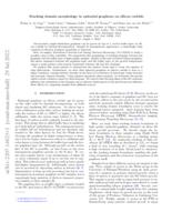 Stacking domain morphology in epitaxial graphene on silicon carbide