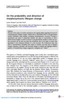 On the probability and direction of morphosyntactic lifespan change