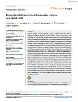Regionalized nitrogen fate in freshwater systems on a global scale