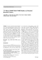 13C Photo-CIDNP MAS NMR studies on oriented reaction centers