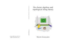 On cluster algebras and topological string theory