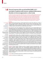Humoral responses after second and third SARS-CoV-2 vaccination in patients with immune-mediated inflammatory disorders on immunosuppressants