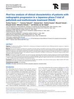 Post hoc analysis of clinical characteristics of patients with radiographic progression in a Japanese phase 3 trial of peficitinib and methotrexate treatment (RAJ4)